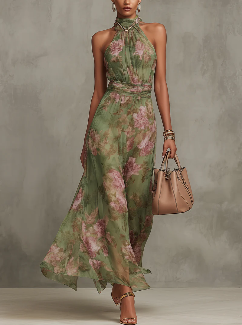 Sophie – Robe d’été fleurie élégante et flatteuse